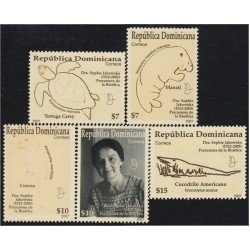 Rep. Dominicana 1530/34 2007 Dra. Sophie Jakowska MNH Rep. Dominicana 1530/34 2007 Dra. Sophie Jakowska MNH