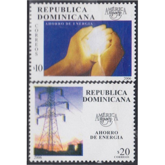 Rep. Dominicana 1520/21 2007 América Upaep Ahorro de energía MNH Rep. Dominicana 1520/21 2007 América Upaep Ahorro de energía MNH