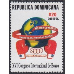 Rep. Dominicana 1510 2006 XVI Congreso Internacional de Boxeo MNH Rep. Dominicana 1510 2006 XVI Congreso Internacional de Boxeo MNH