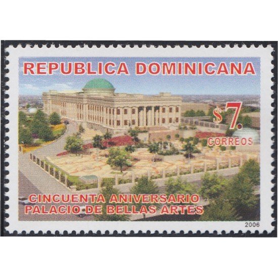 Rep. Dominicana 1506 2006 Palacio de Bellas Artes MNH Rep. Dominicana 1506 2006 Palacio de Bellas Artes MNH