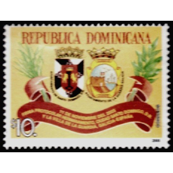 Rep. Dominicana 1504 2005 Santo Domingo y La Guardia MNH Rep. Dominicana 1504 2005 Santo Domingo y La Guardia MNH