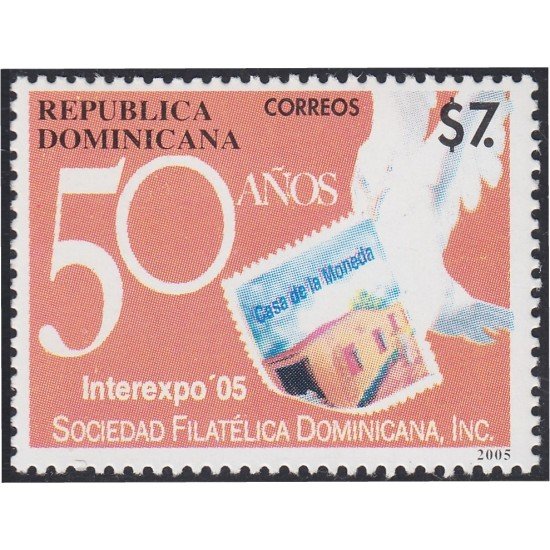 Rep. Dominicana 1500 2005 Interexpo 05 Sociedad Filatélica Dominicana MNH Rep. Dominicana 1500 2005 Interexpo 05 Sociedad Filatélica Dominicana MNH