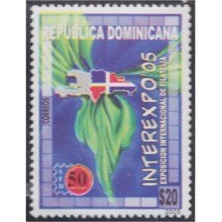 Rep. Dominicana 1499 2005 Interexpo 05 Exposición Filatélica Internacional MNH Rep. Dominicana 1499 2005 Interexpo 05 Exposición Filatélica Internacional MNH