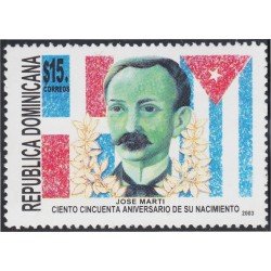 Rep. Dominicana 1491 2003 José Martí MNH Rep. Dominicana 1491 2003 José Martí MNH