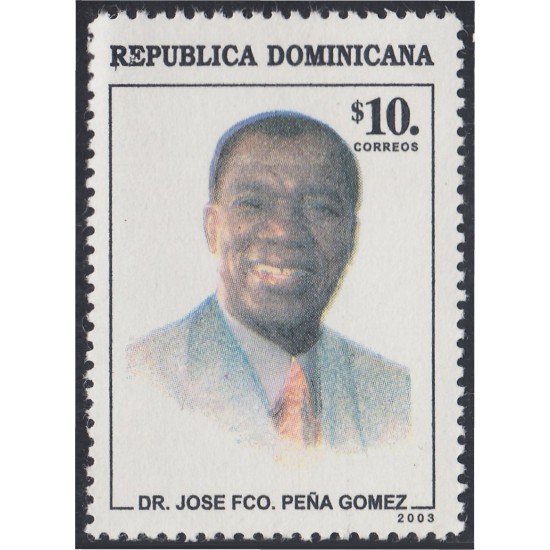 Rep. Dominicana 1490 2003 José Francisco Peña Gómez MNH Rep. Dominicana 1490 2003 José Francisco Peña Gómez MNH