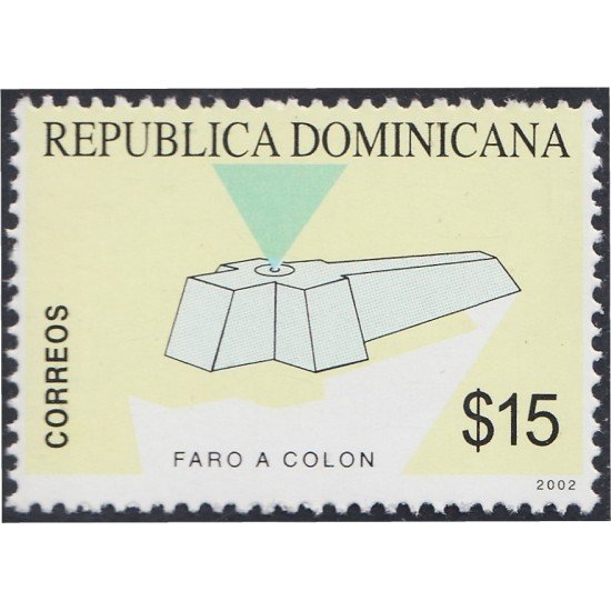 Rep. Dominicana 1477 2002 Faro a Colón MNH