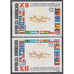 Rep. Dominicana 1474/75 2002 Cumbre Iberoamericana de Jefes de Estado y de Gobierno MNH Rep. Dominicana 1474/75 2002 Cumbre Iberoamericana de Jefes de Estado y de Gobierno MNH