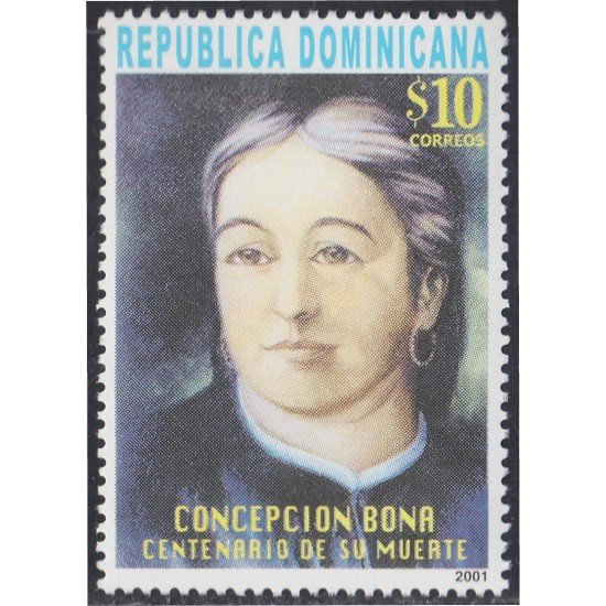 Rep. Dominicana 1472 2001 Concepción Bona MNH