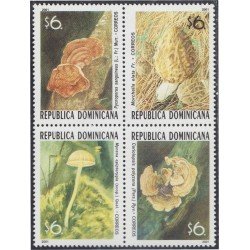 Rep. Dominicana 1452/55 2001 Flora Champiñones MNH Rep. Dominicana 1452/55 2001 Flora Champiñones MNH