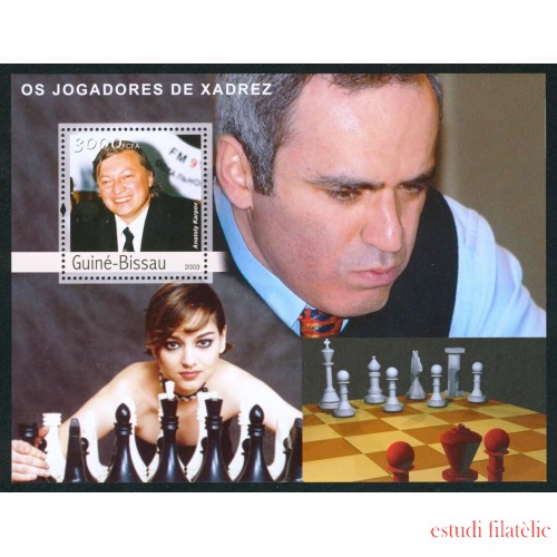Ajedrez Guinea Bissau HB 2003 MHN