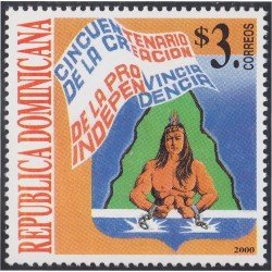 Rep. Dominicana 1450A 2001 50 Aniversario de la creación de la provincia Independencia MNH Rep. Dominicana 1450A 2001 50 Aniversario de la creación de la provincia Independencia MNH