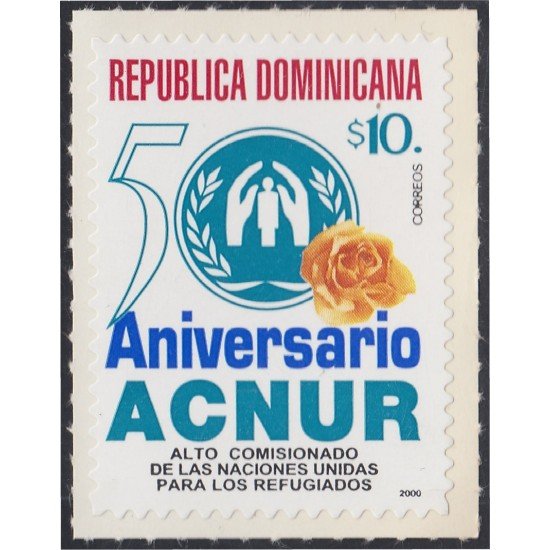 Rep. Dominicana 1448 2000 50 Aniversario ACNUR MNH Rep. Dominicana 1448 2000 50 Aniversario ACNUR MNH