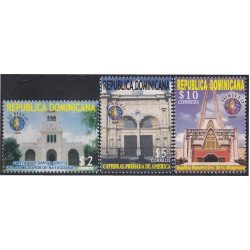 Rep. Dominicana 1434/36 2000 Jubileo Catedral Santuario Basílica MNH Rep. Dominicana 1434/36 2000 Jubileo Catedral Santuario Basílica MNH
