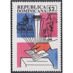 Rep. Dominicana 1431 2000 Elecciones presidenciales MNH Rep. Dominicana 1431 2000 Elecciones presidenciales MNH