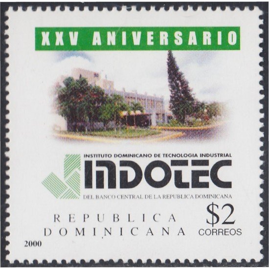 Rep. Dominicana 1420 2000 Instituto Dominicano de Tecnología Industrial MNH Rep. Dominicana 1420 2000 Instituto Dominicano de Tecnología Industrial MNH