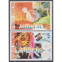 Rep. Dominicana 1405/06 1999 Milenio MNH Rep. Dominicana 1405/06 1999 Milenio MNH
