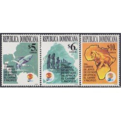 Rep. Dominicana 1400/02 1999 2da Cumbre de Jefes de Estados de África El Caribe y El Pacífico MNH Rep. Dominicana 1400/02 1999 2da Cumbre de Jefes de Estados de África El Caribe y El Pacífico MNH