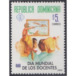 Rep. Dominicana 1396 1999 Día Mundial de los docentes MNH Rep. Dominicana 1396 1999 Día Mundial de los docentes MNH