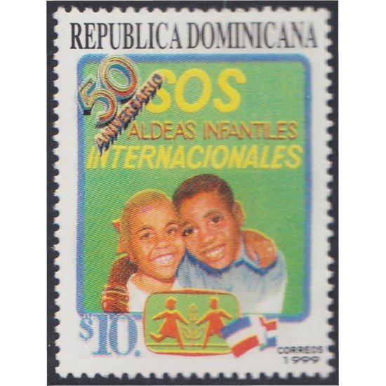 Rep. Dominicana 1393 1999 Aldeas Infantiles Internacionales MNH Rep. Dominicana 1393 1999 Aldeas Infantiles Internacionales MNH