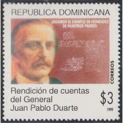 Rep. Dominicana 1364 1999 Gral. Juan Pablo Duarte MNH Rep. Dominicana 1364 1999 Gral. Juan Pablo Duarte MNH