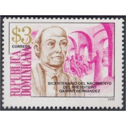 Rep. Dominicana 1355 1998 Presbitero Gaspar Hernández MNH Rep. Dominicana 1355 1998 Presbitero Gaspar Hernández MNH
