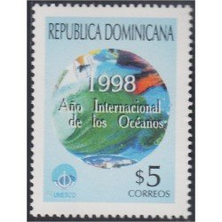 Rep. Dominicana 1327 1998 Año Internacional de los Océanos MNH Rep. Dominicana 1327 1998 Año Internacional de los Océanos MNH