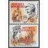 Rep. Dominicana 1321/22 1998 América Upaep Mujeres destacadas Anacaona Juana Saltitopa MNH