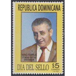 Rep. Dominicana 1318 1998 Día del sello Nino Ferrua MNH Rep. Dominicana 1318 1998 Día del sello Nino Ferrua MNH