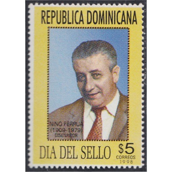 Rep. Dominicana 1318 1998 Día del sello Nino Ferrua MNH