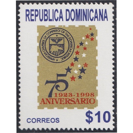 Rep. Dominicana 1302 1998 75 Aniversario América Chambers of commerce MNH Rep. Dominicana 1302 1998 75 Aniversario América Chambers of commerce MNH