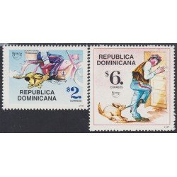 Rep. Dominicana 1285/86 1997 América Upaep Dibujos humorísticos MNH Rep. Dominicana 1285/86 1997 América Upaep Dibujos humorísticos MNH