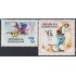 Rep. Dominicana 1285/86 1997 América Upaep  Dibujos humorísticos MNH
