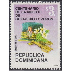 Rep. Dominicana 1281 1997 Gregorio Luperon MNH Rep. Dominicana 1281 1997 Gregorio Luperon MNH