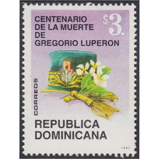 Rep. Dominicana 1281 1997 Gregorio Luperon MNH Rep. Dominicana 1281 1997 Gregorio Luperon MNH