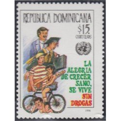Rep. Dominicana 1228D 1996 UNICEF Campaña contra las drogas MNH Rep. Dominicana 1228D 1996 UNICEF Campaña contra las drogas MNH