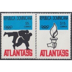 Rep. Dominicana 1227/28 1996 Olimpiadas Atalnta 96 MNH Rep. Dominicana 1227/28 1996 Olimpiadas Atalnta 96 MNH