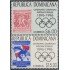 Rep. Dominicana 1225/26 1996 Centenario Olimpiadas Internacionales MNH