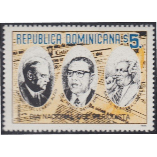 Rep. Dominicana 1203 1996 A.J Pellerano Alfau Dr F. Gaton Arce R. Herrera Cabral MNH Rep. Dominicana 1203 1996 A.J Pellerano Alfau Dr F. Gaton Arce R. Herrera Cabral MNH