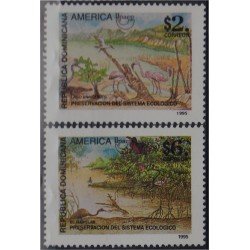 Rep. Dominicana 1196/97 1995 América Upaep Preservación del Sistema Ecológico MNH Rep. Dominicana 1196/97 1995 América Upaep Preservación del Sistema Ecológico MNH