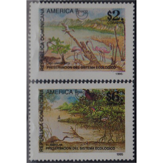 Rep. Dominicana 1196/97 1995 América Upaep Preservación del Sistema Ecológico MNH Rep. Dominicana 1196/97 1995 América Upaep Preservación del Sistema Ecológico MNH