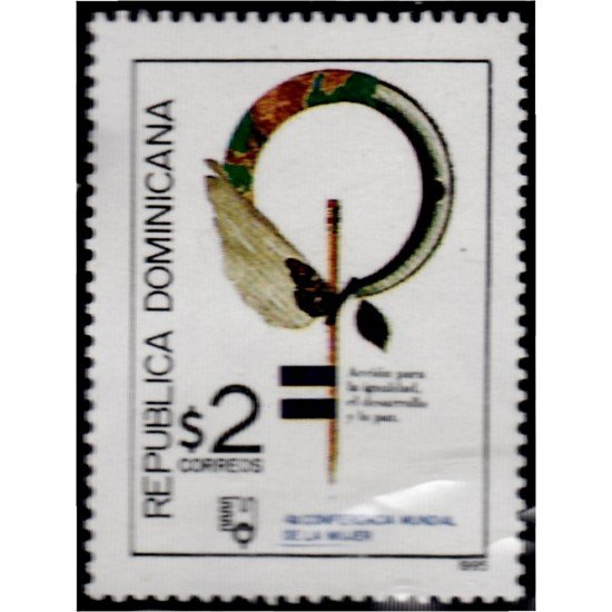Rep. Dominicana 1194 1995 4ª Conferencia Mundial de mujeres MNH Rep. Dominicana 1194 1995 4ª Conferencia Mundial de mujeres MNH