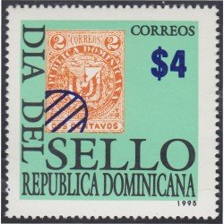 Rep. Dominicana 1189 1995 Día del sello MNH Rep. Dominicana 1189 1995 Día del sello MNH