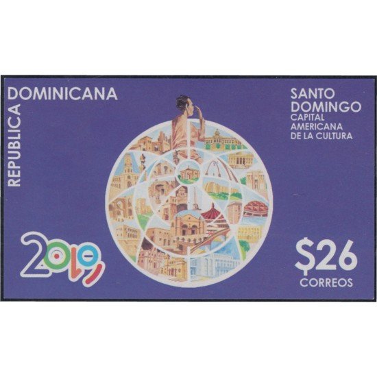 Rep. Dominicana HB 53 2010 Santo Domingo capital de la cultura americana MNH Rep. Dominicana HB 53 2010 Santo Domingo capital de la cultura americana MNH