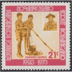 Rep. Dominicana A- 258 1973 50 Aniversario Scout Americano MNH Rep. Dominicana A- 258 1973 50 Aniversario Scout Americano MNH