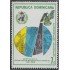 Rep. Dominicana A- 253 1973 Centenario Organización Mundial de la Salud MNH