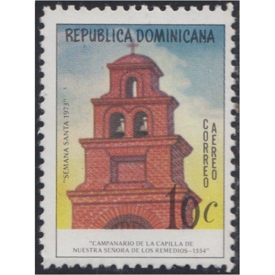 Rep. Dominicana A- 251 1973 Semana Santa Campanario de la Capilla Nuestra Señora de los Remedios MNH Rep. Dominicana A- 251 1973 Semana Santa Campanario de la Capilla Nuestra Señora de los Remedios MNH