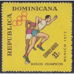 Rep. Dominicana A- 238 1972 Juegos olímpicos Munich 1972 MNH Rep. Dominicana A- 238 1972 Juegos olímpicos Munich 1972 MNH