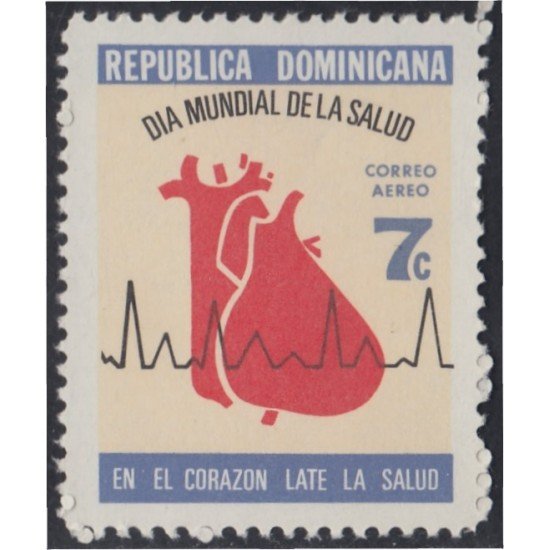 Rep. Dominicana A- 236 1972 Día Mundial de la Salud MNH Rep. Dominicana A- 236 1972 Día Mundial de la Salud MNH