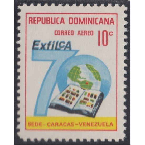 VAR1/S Rep. Dominicana A- 222 1970 Exfilca sede Caracas Venezuela MNH VAR1/S Rep. Dominicana A- 222 1970 Exfilca sede Caracas Venezuela MNH