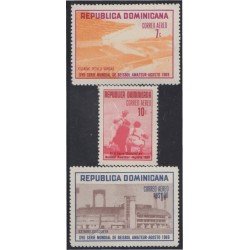Rep. Dominicana A- 208/10 1969 XVII Serie Mundial de Béisbol Amateur MNH Rep. Dominicana A- 208/10 1969 XVII Serie Mundial de Béisbol Amateur MNH
